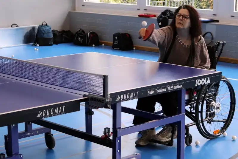 Rollstuhl & Tischtennis